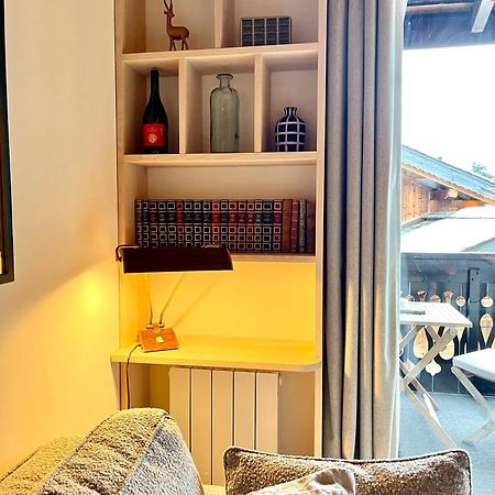 Appartement ensoleillé aux Tines, vue Massif Chamonix Mont Blanc Exterior foto